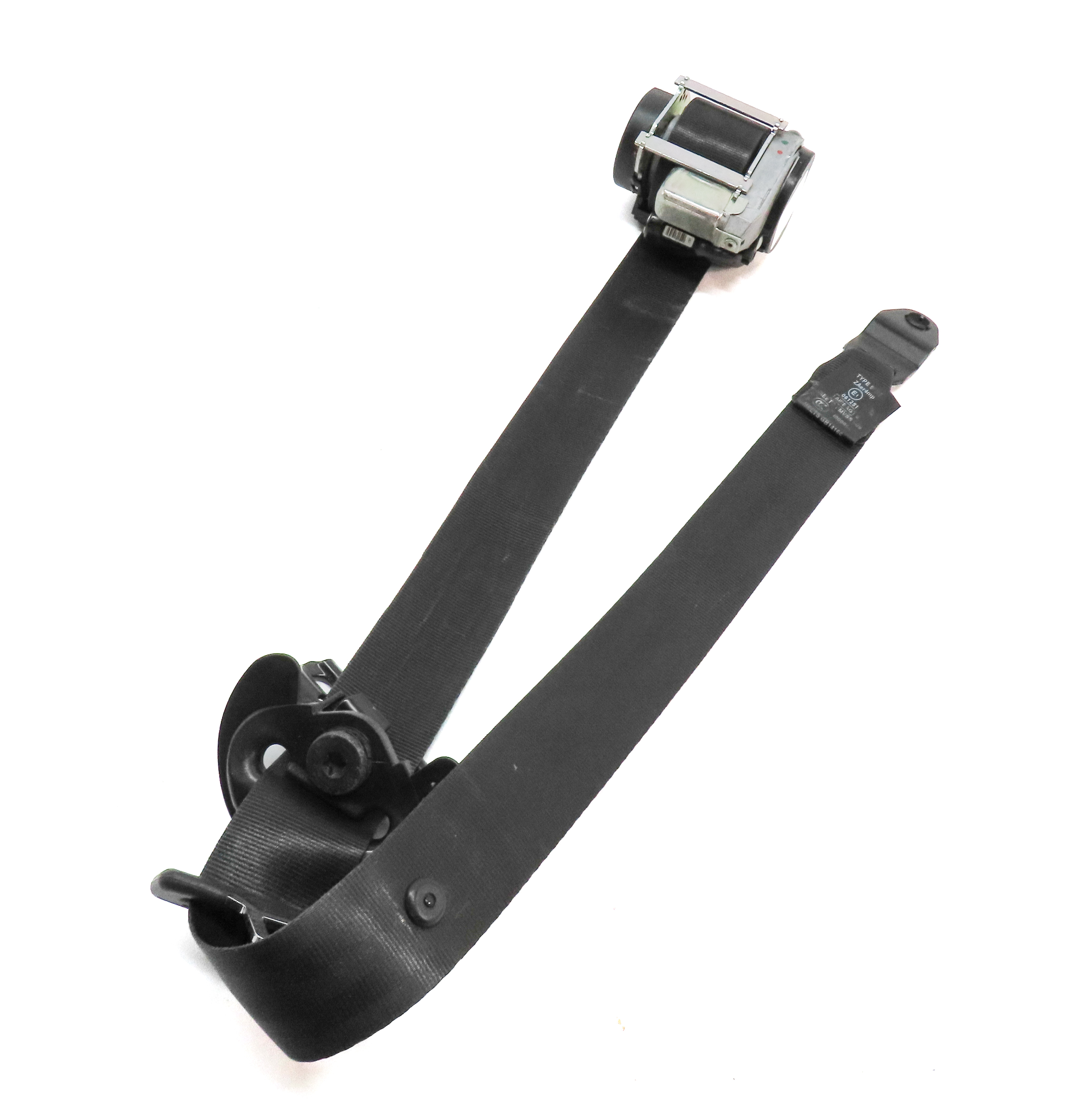 2012-2018 RANGE ROVER EVOQUE (L538) LEFT FRONT DRIVER SEATBELT RETRACTOR (BLACK) — exact item pictured